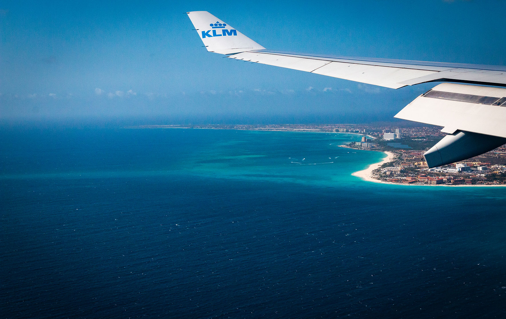 Anflug auf Aruba | Oranjestad