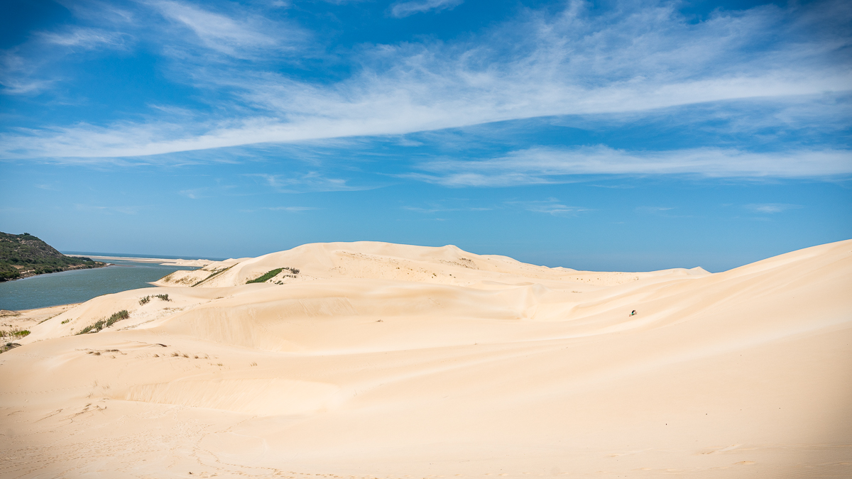 Sandboarden am Woody Cape, Addo Elephant National Park, Südafrika