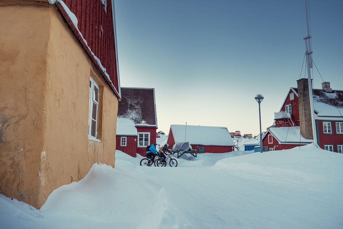 Sisimiut Grönland im Winter