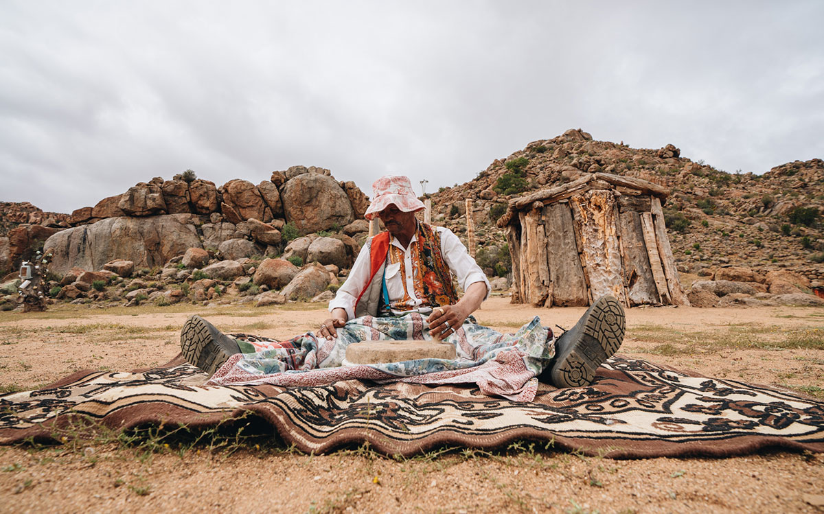 Mehl mahlen - Nourivier Cultural Village - Northern Cape