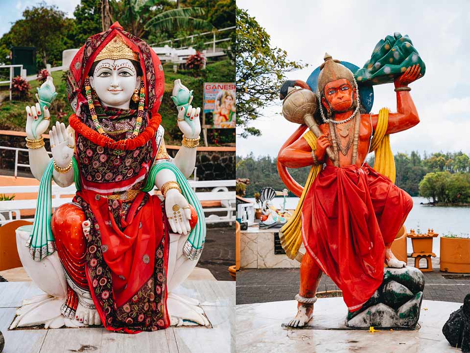 Kratersee Grand Bassin Statuen