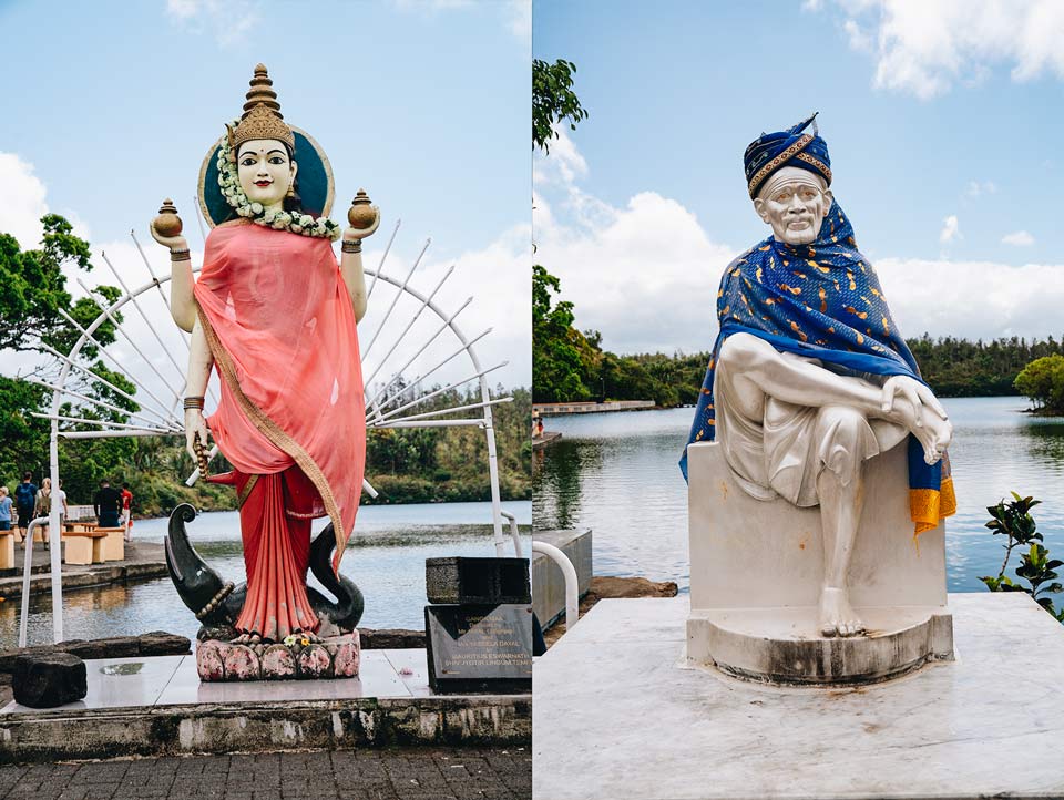 Kratersee Grand Bassin Statuen
