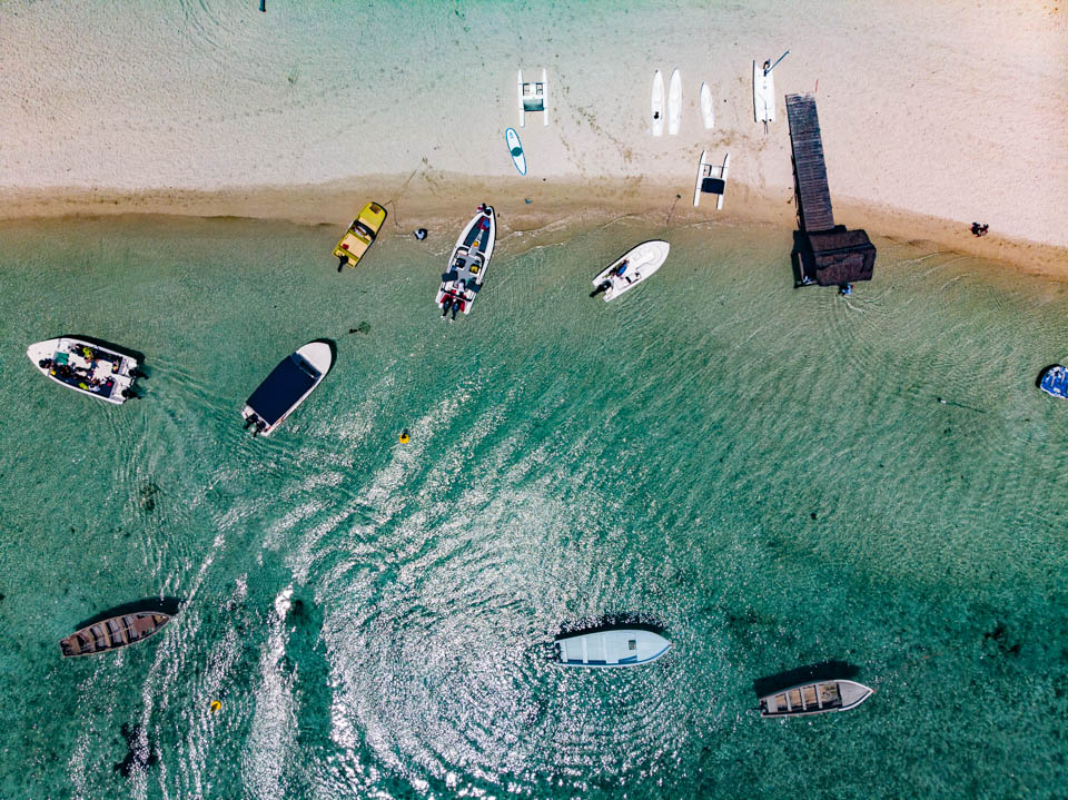 Boote in Mauritius