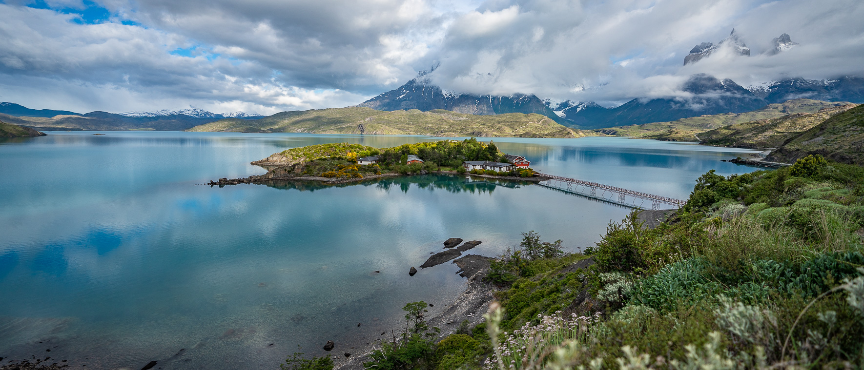 Lake Pehoe im Torres del Paine