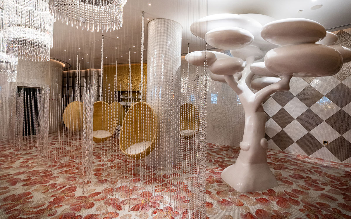 Spa Bereich im Mondrian Doha Hotel.