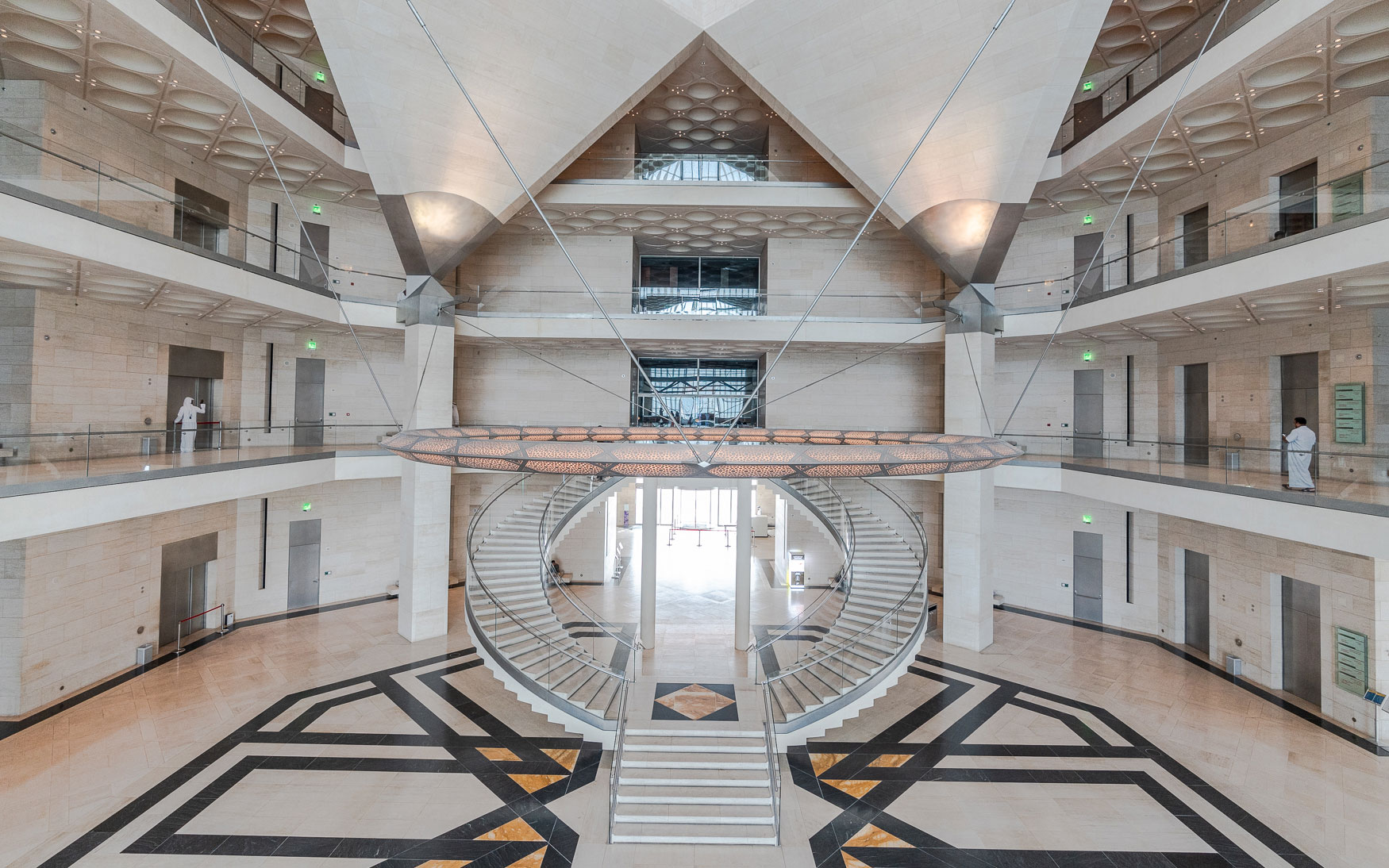 Highlight in Doha ist die Architektur des MIA von Innen