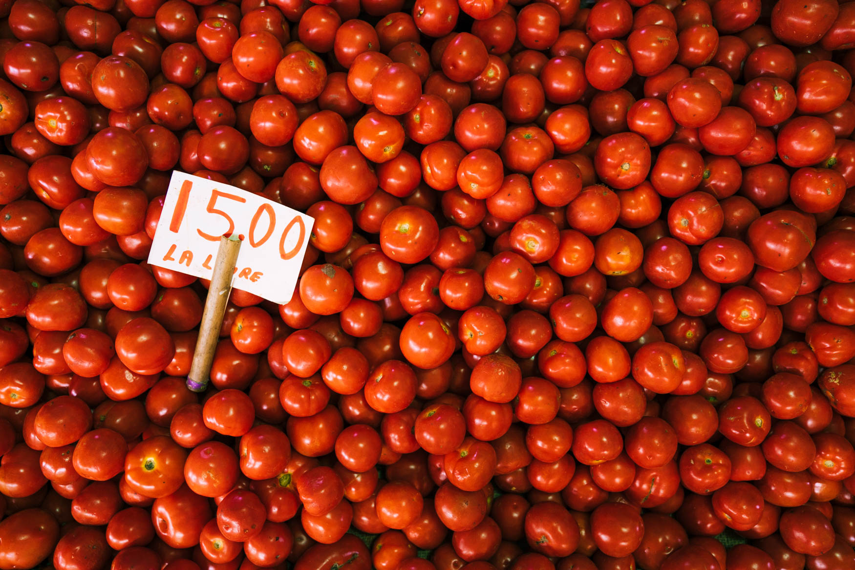 Tomaten im Zentralmarkt in Port Louis