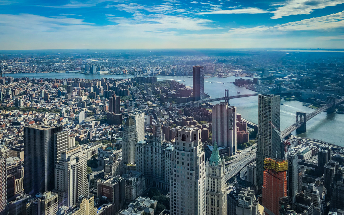 Aussichtsplattform Aussicht vom One World Observatory