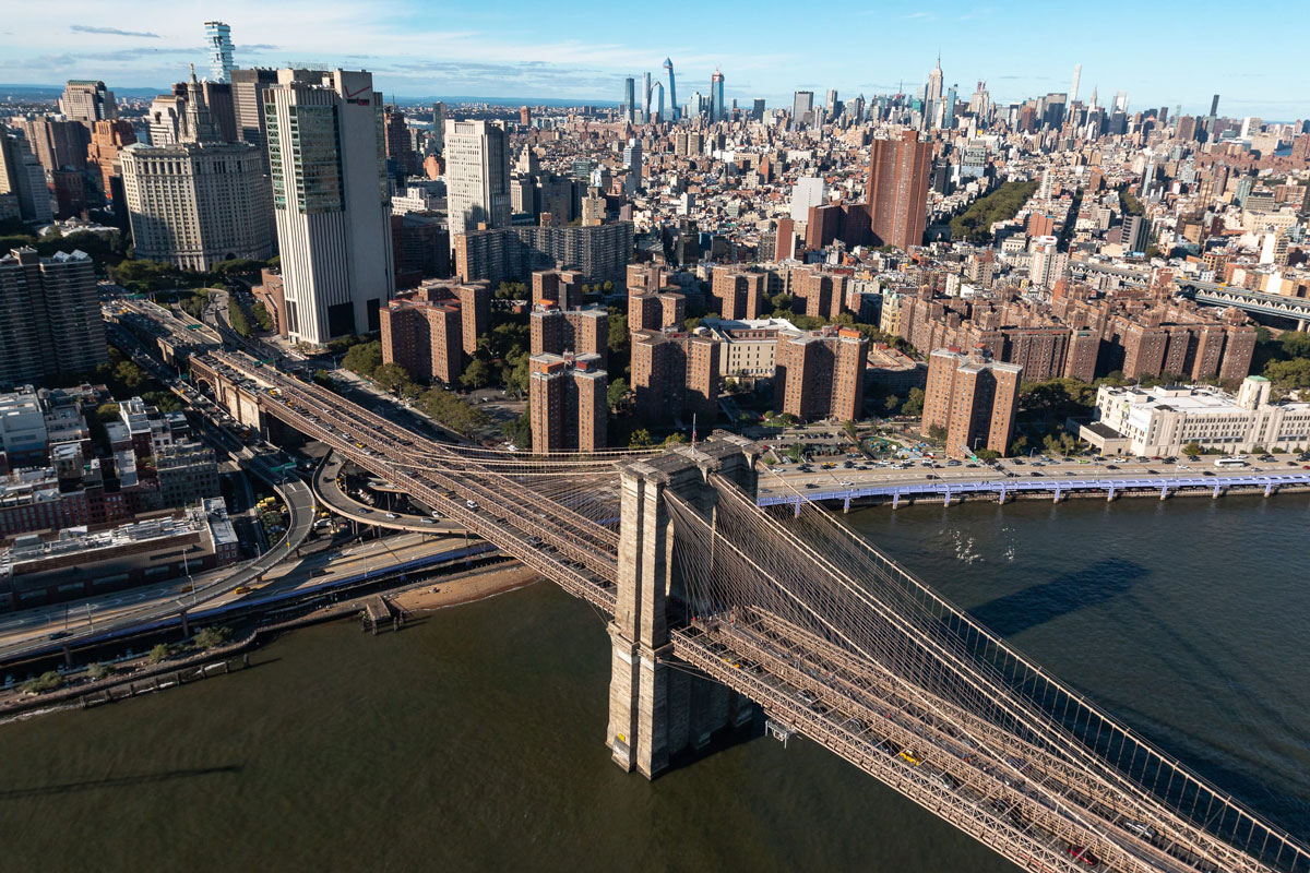 Brookyln Bridge von oben