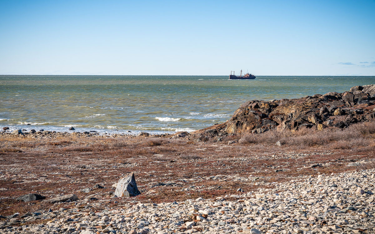 Schiffsrack MS Ithaca