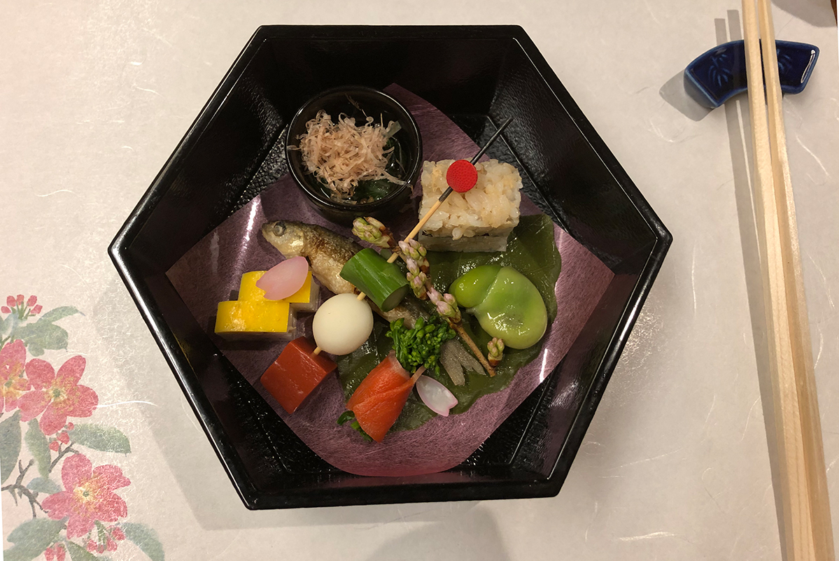 Fisch beim Kaiseki Dinner
