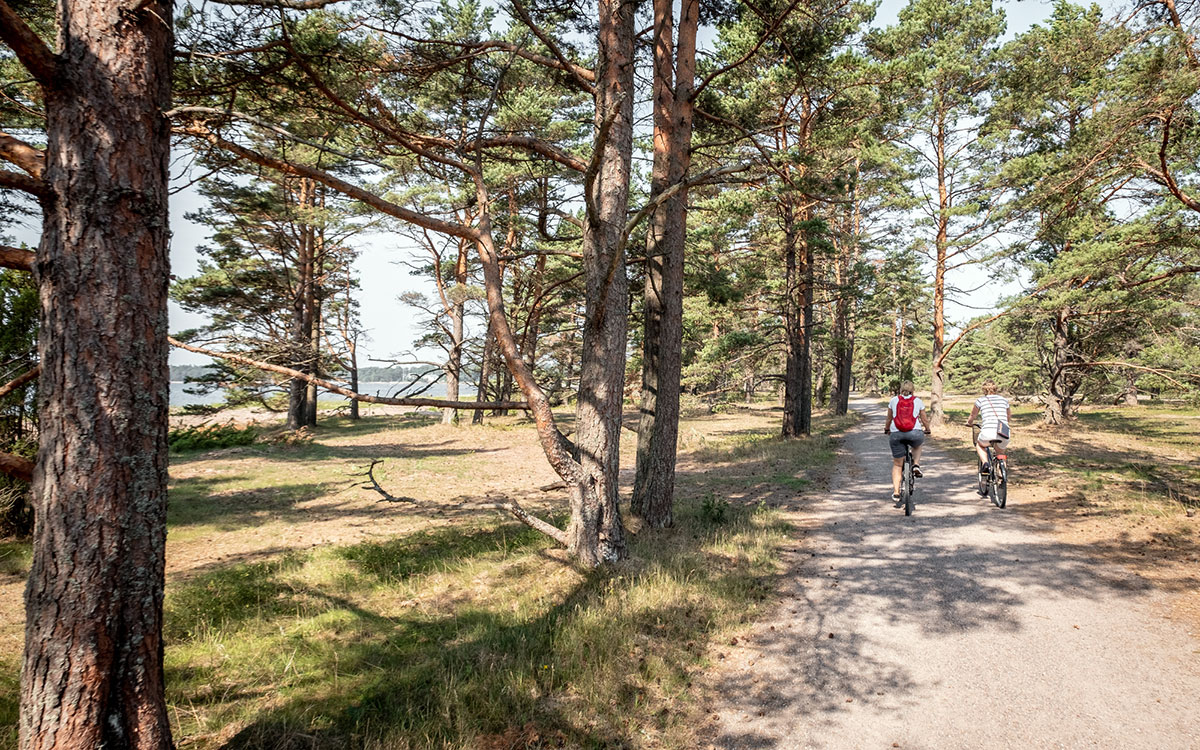 Hanko Fahrrad fahren
