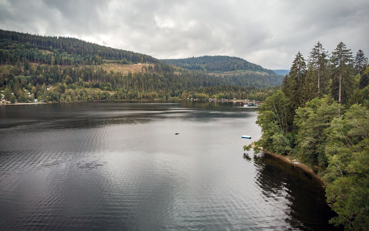 Beim Besuch des Titisee hatten wir leider ein wenig Pech mit dem Wetter.