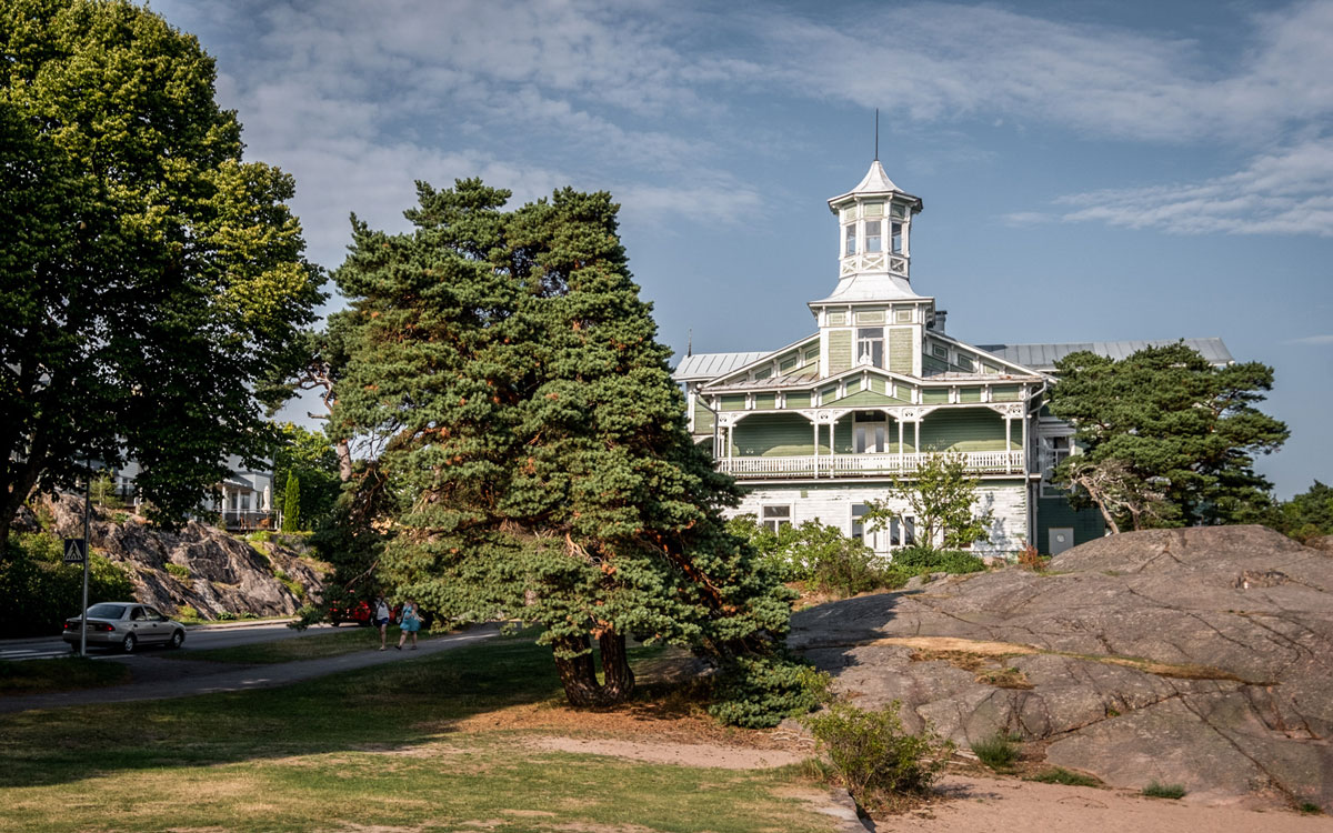 VIla Tellina in Hanko, Süd-Finnland.