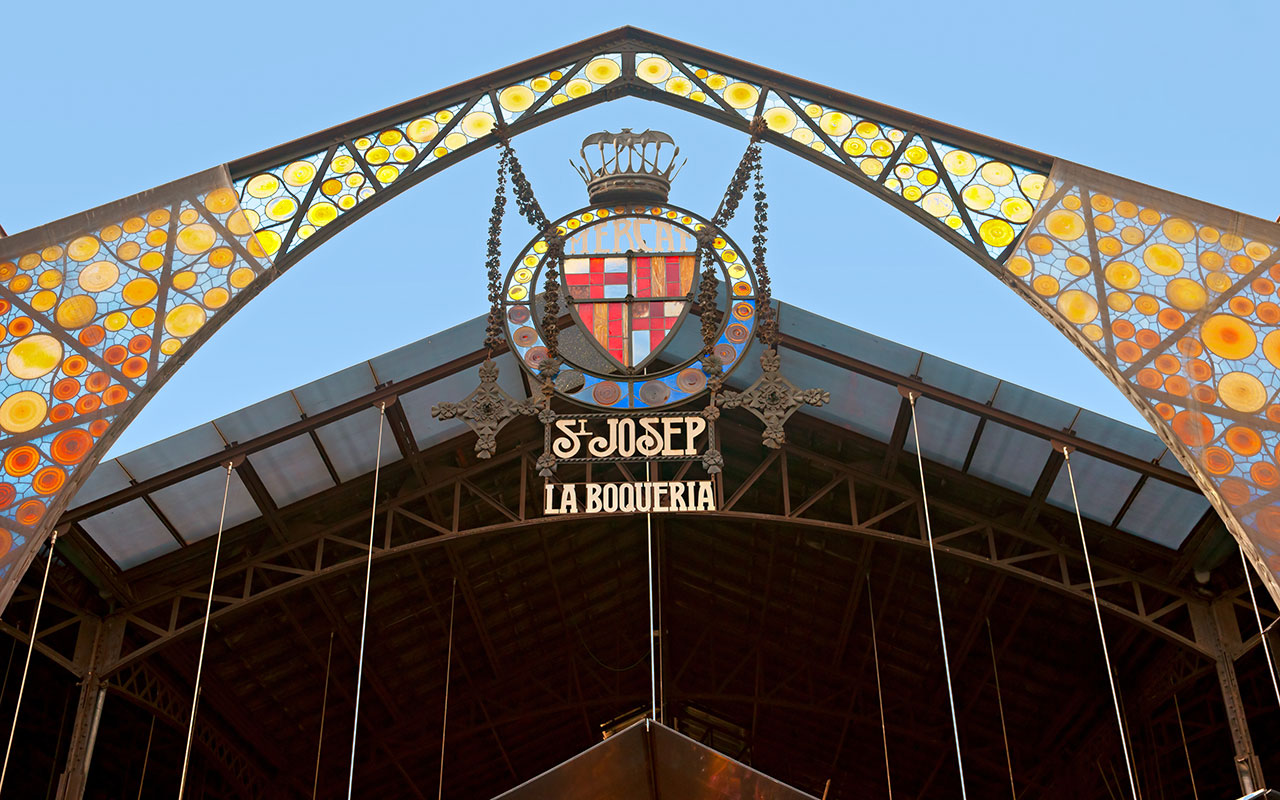 Mercat de la Boqueria Markthalle Barcelona