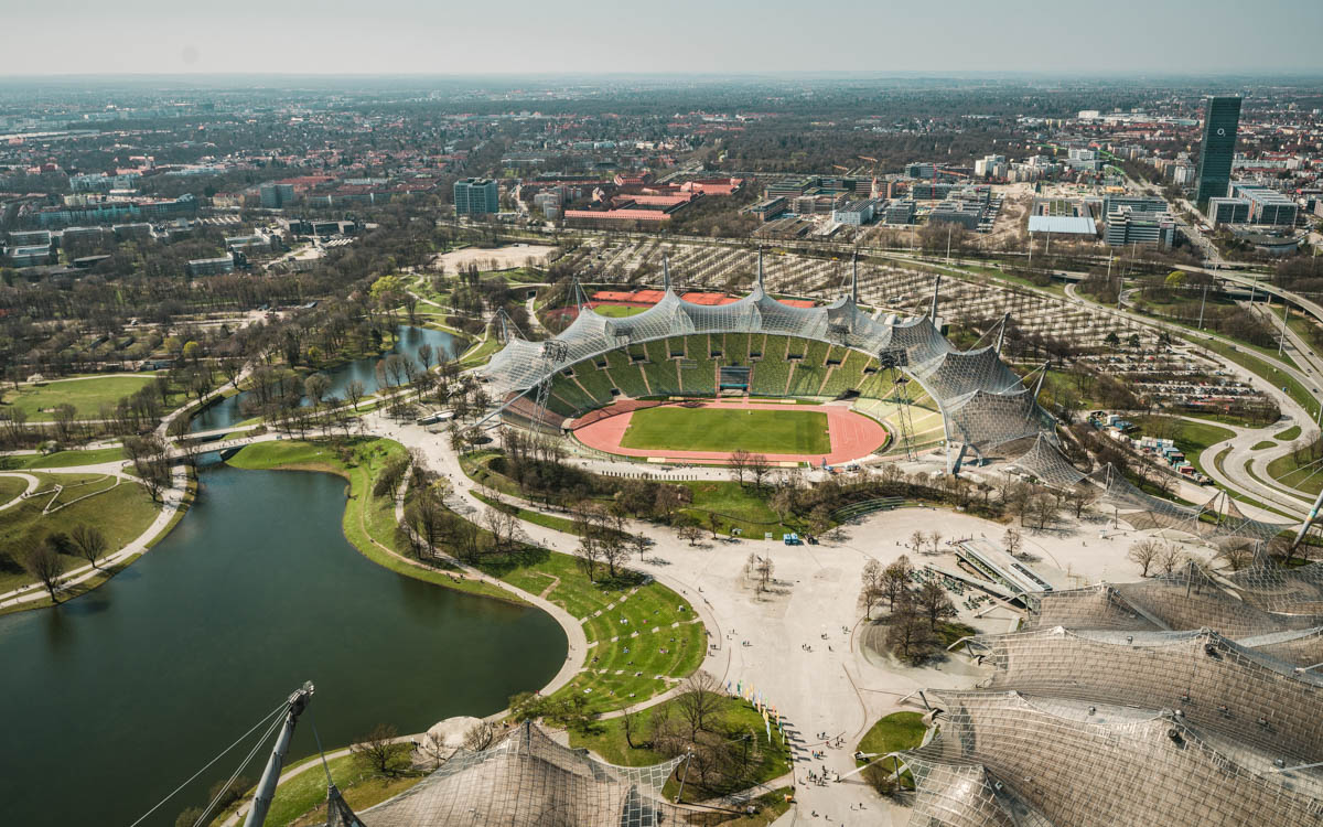 Olympiapark München Aussicht