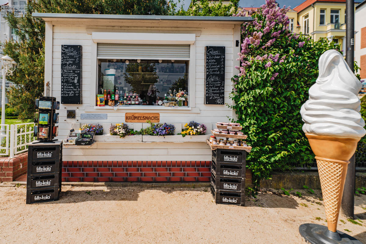 Krümelsnacks Strandpromenade Bansin