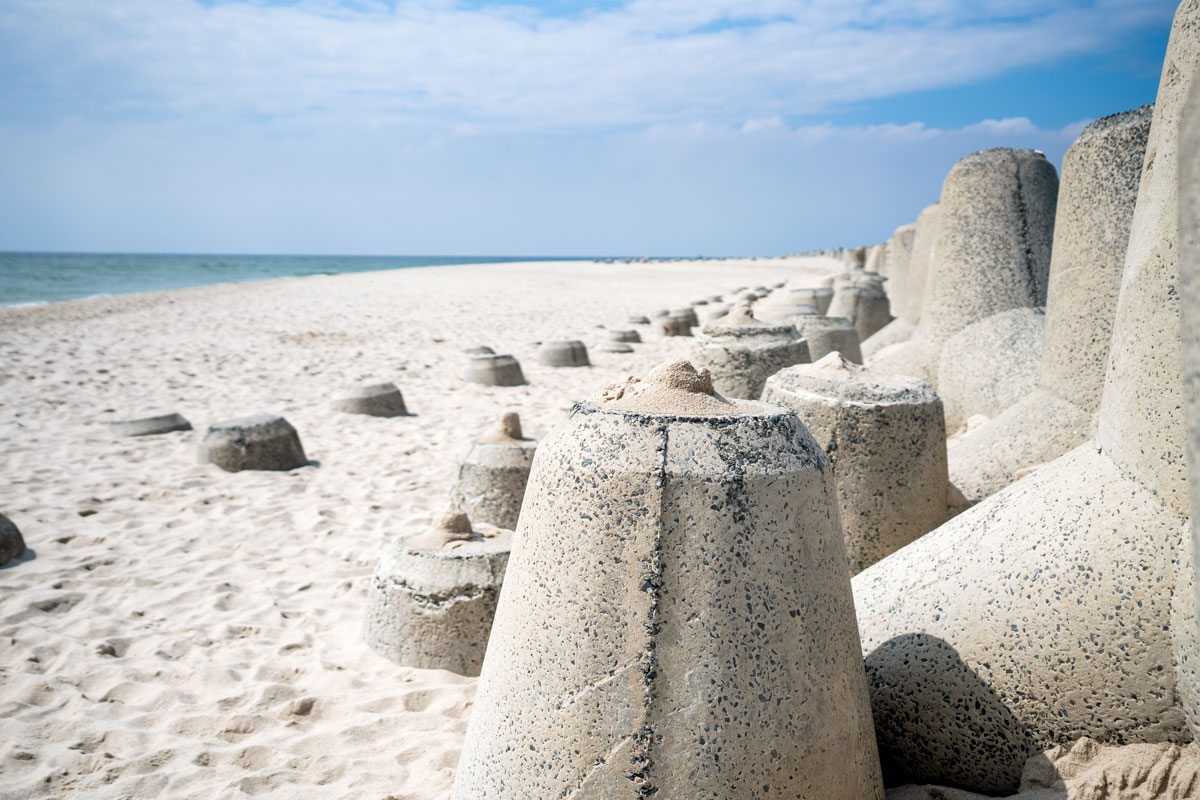 Bilder von Sylt: Tetraopoden Hörnum Odde