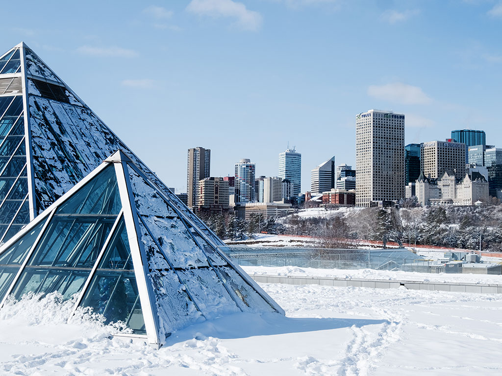 Botanischer Garten Muttart Conservatory Edmonton