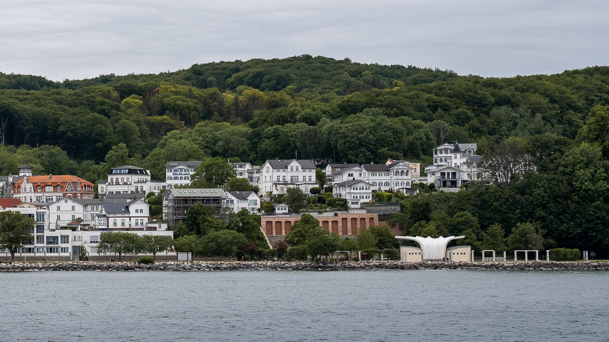 Rügen Sassnitz vom Wasser aus