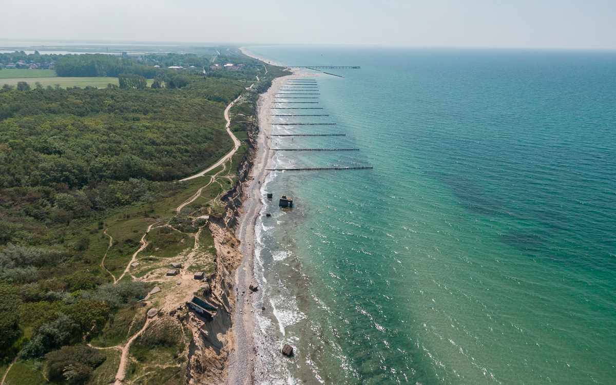Eindrucksvolle Steilküste Fischland-Darß-Zingst