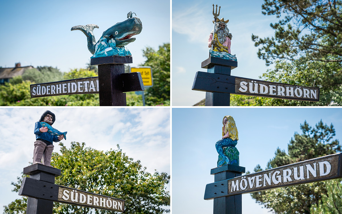 Straßenschilder in List