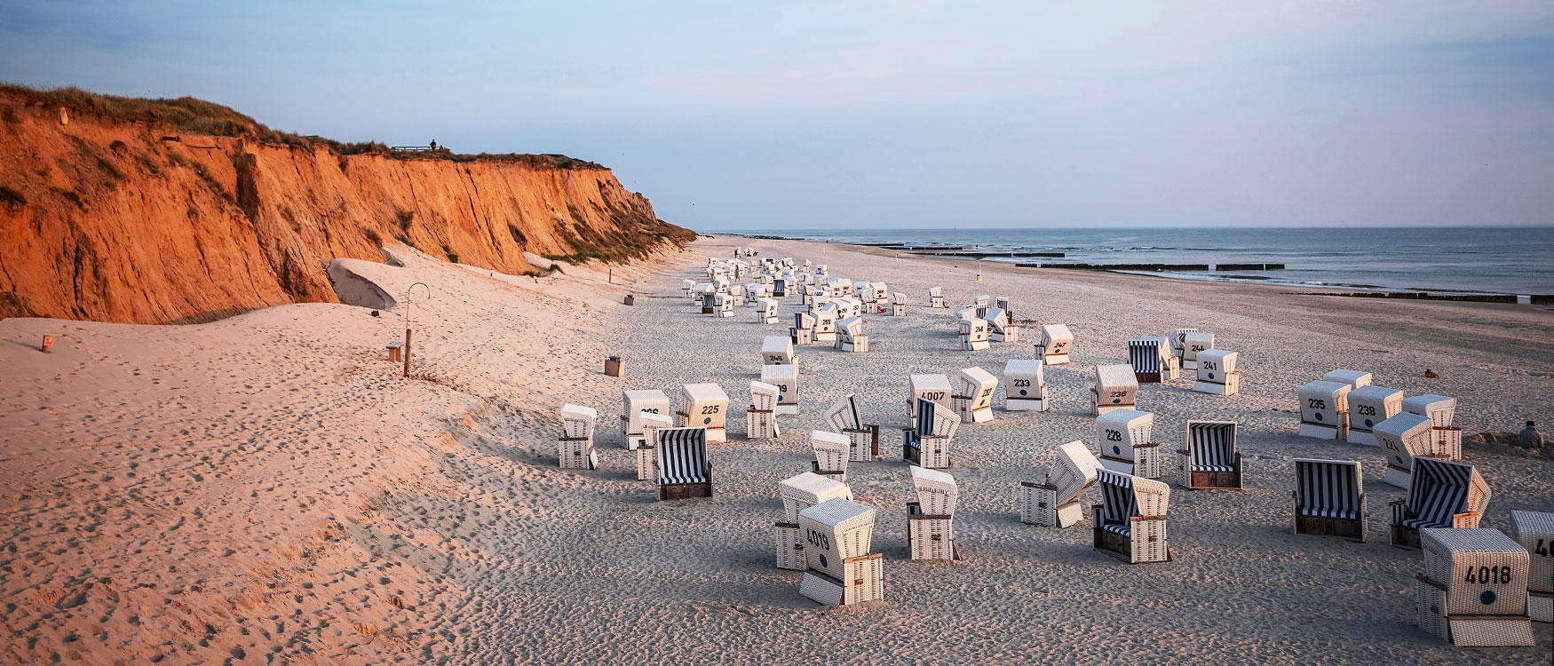 Sonnenuntergang Rotes Kliff Kampen Sylt