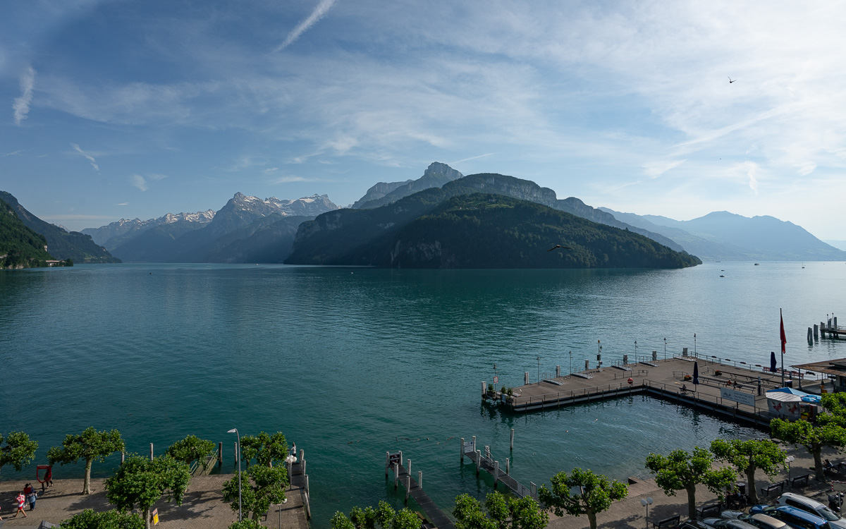 Ausblick Hotel Schmid & Alfa Brunnen