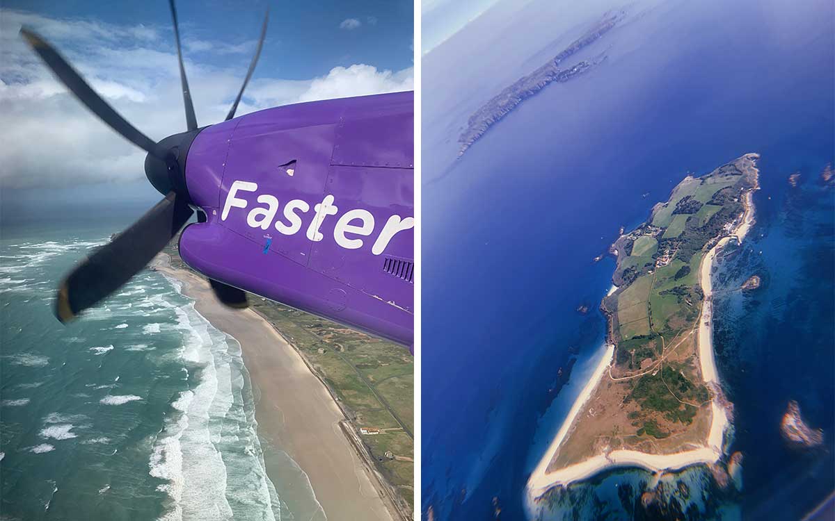 Anreise Insel Guernsey mit Flybe
