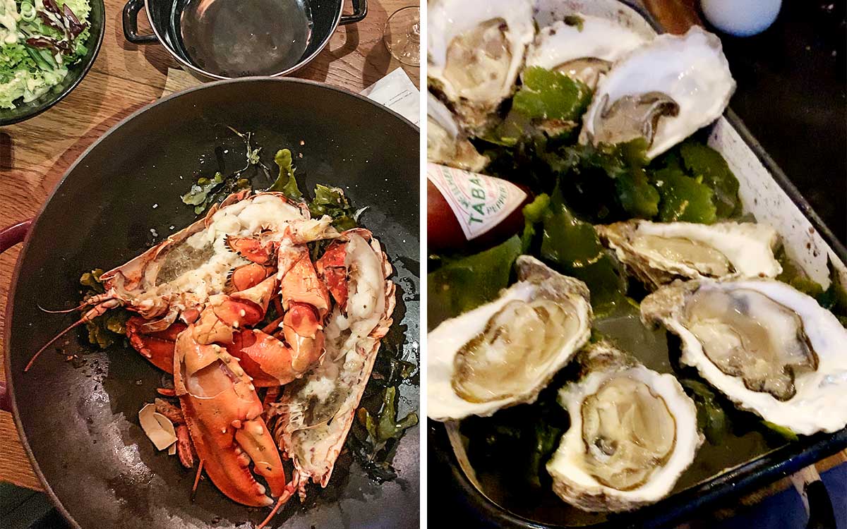 Guernsey Essen Octopus Austern