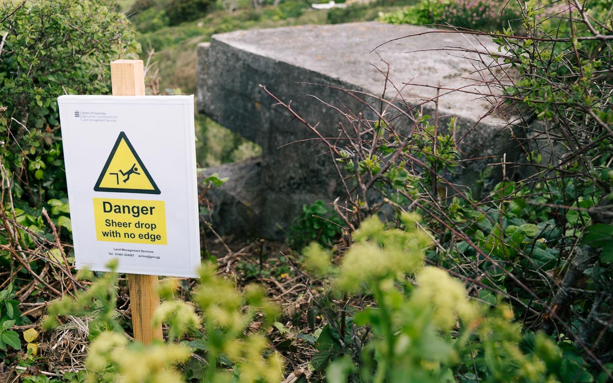 Guernsey-Zugewachsener-Bunker