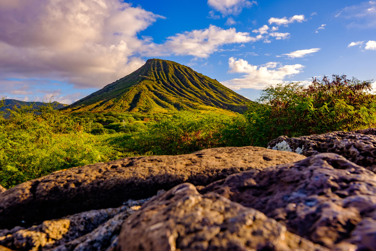 Diamonds Head auf Oahu