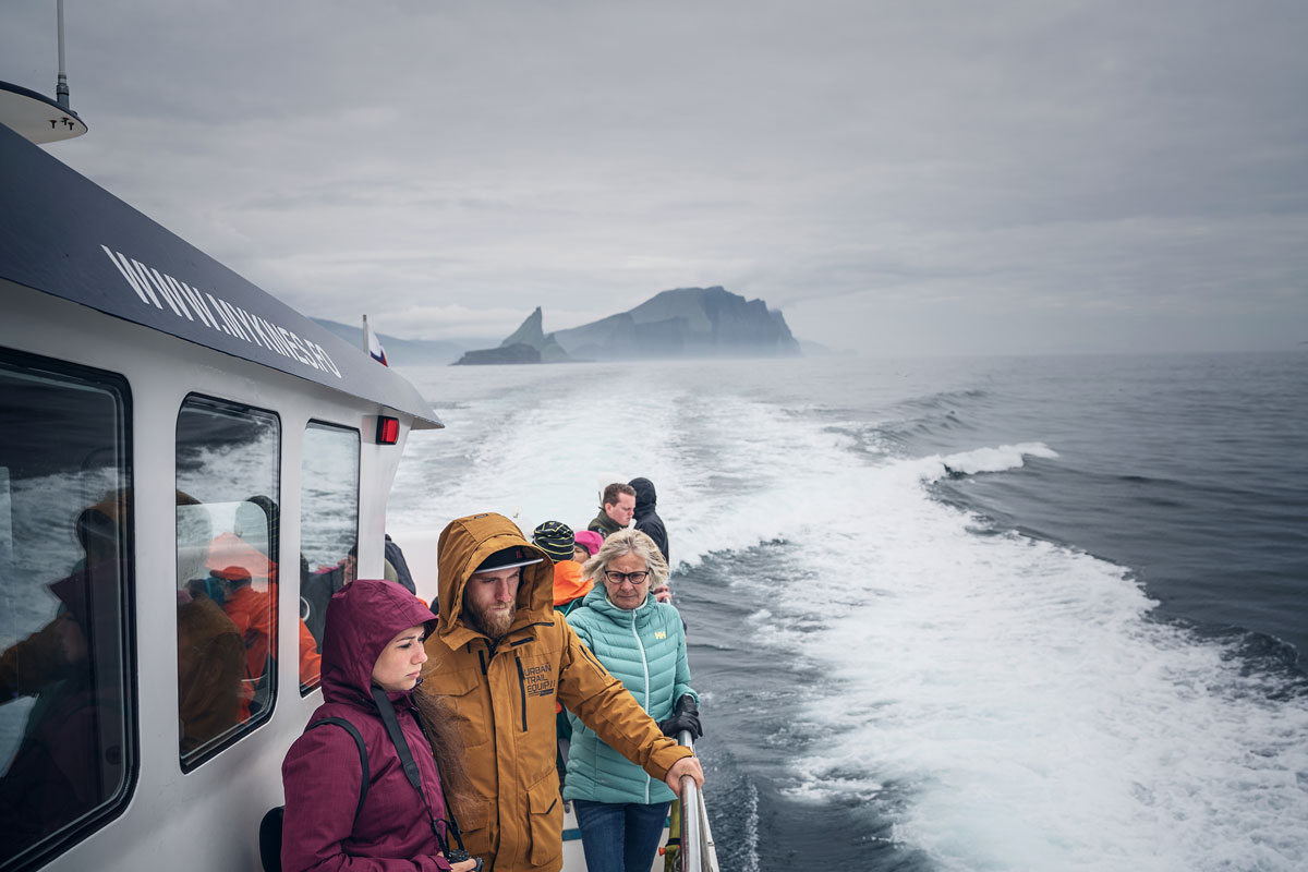 Die Fähre nach Mykines (Färöer)