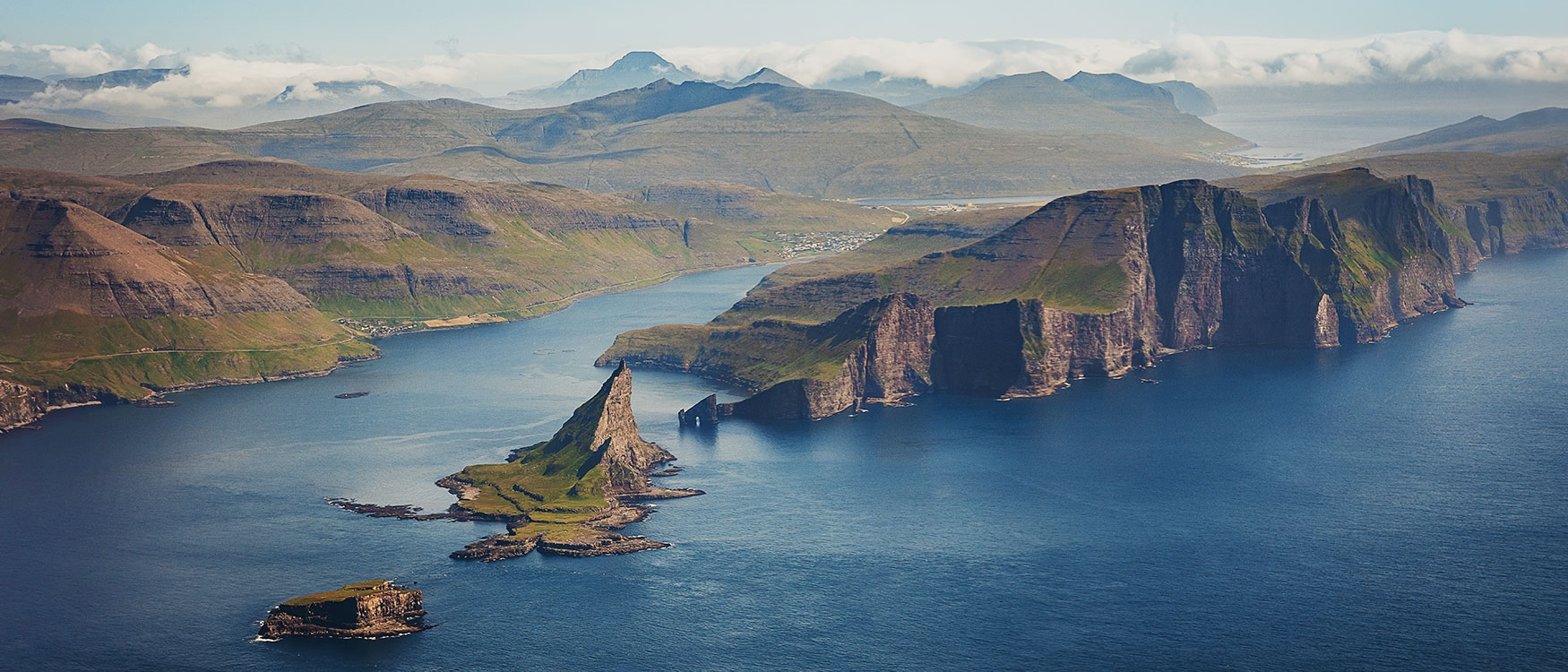 Anreise Färöer Inseln von oben