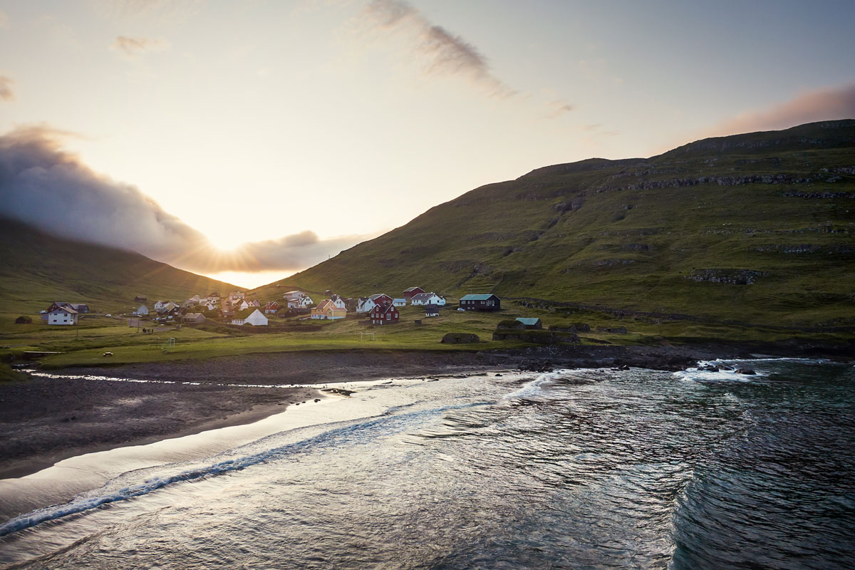 Húsavik auf Sandoy (Färöer)
