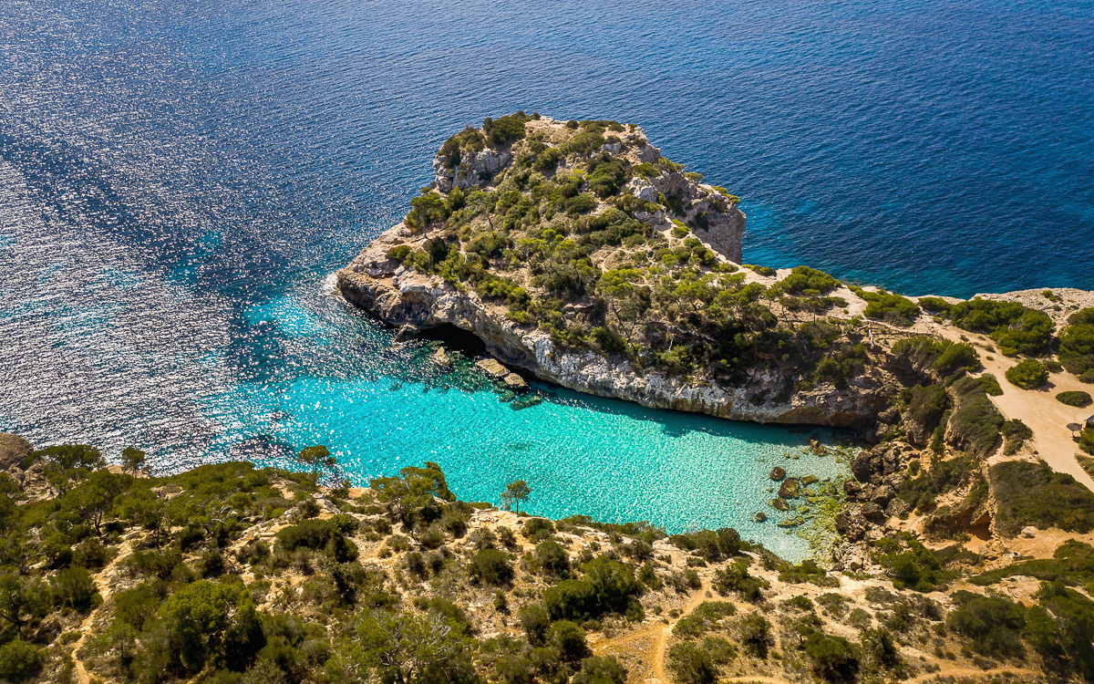 mallorca-tipps-cala-des-moro-von-oben