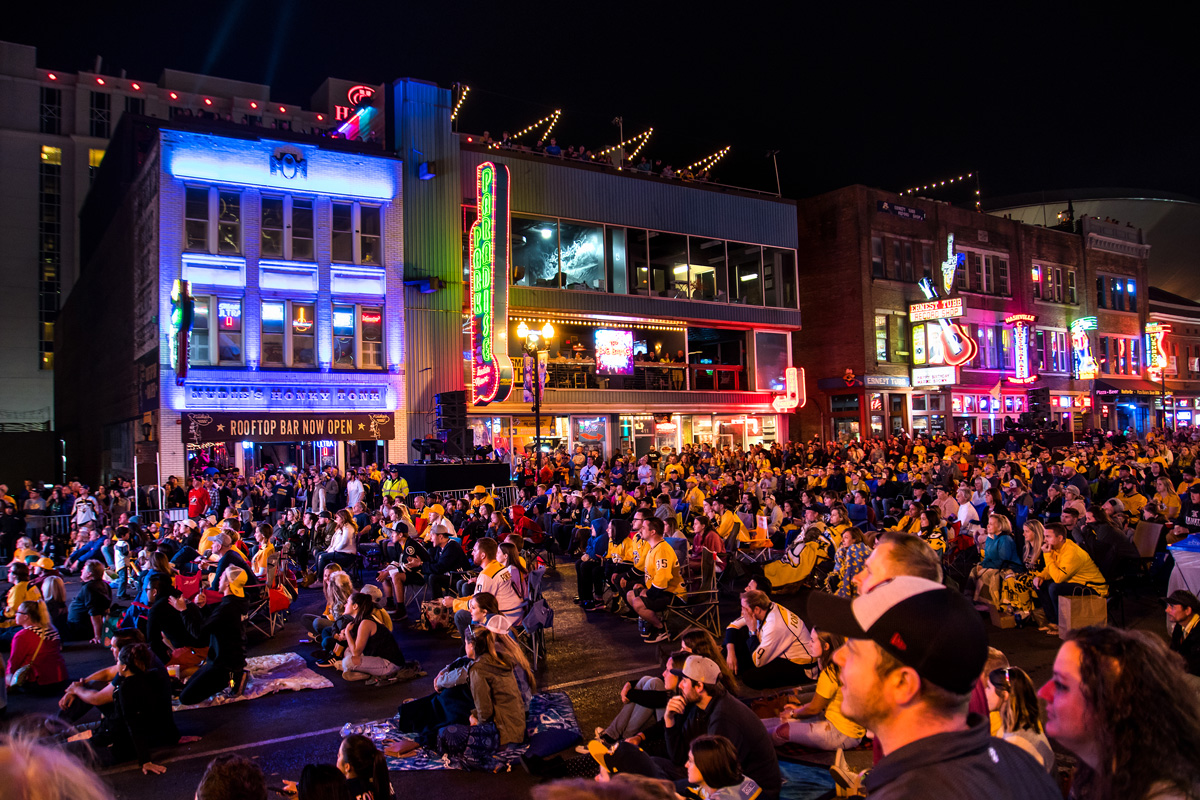 Nashville Predators Event fotografieren