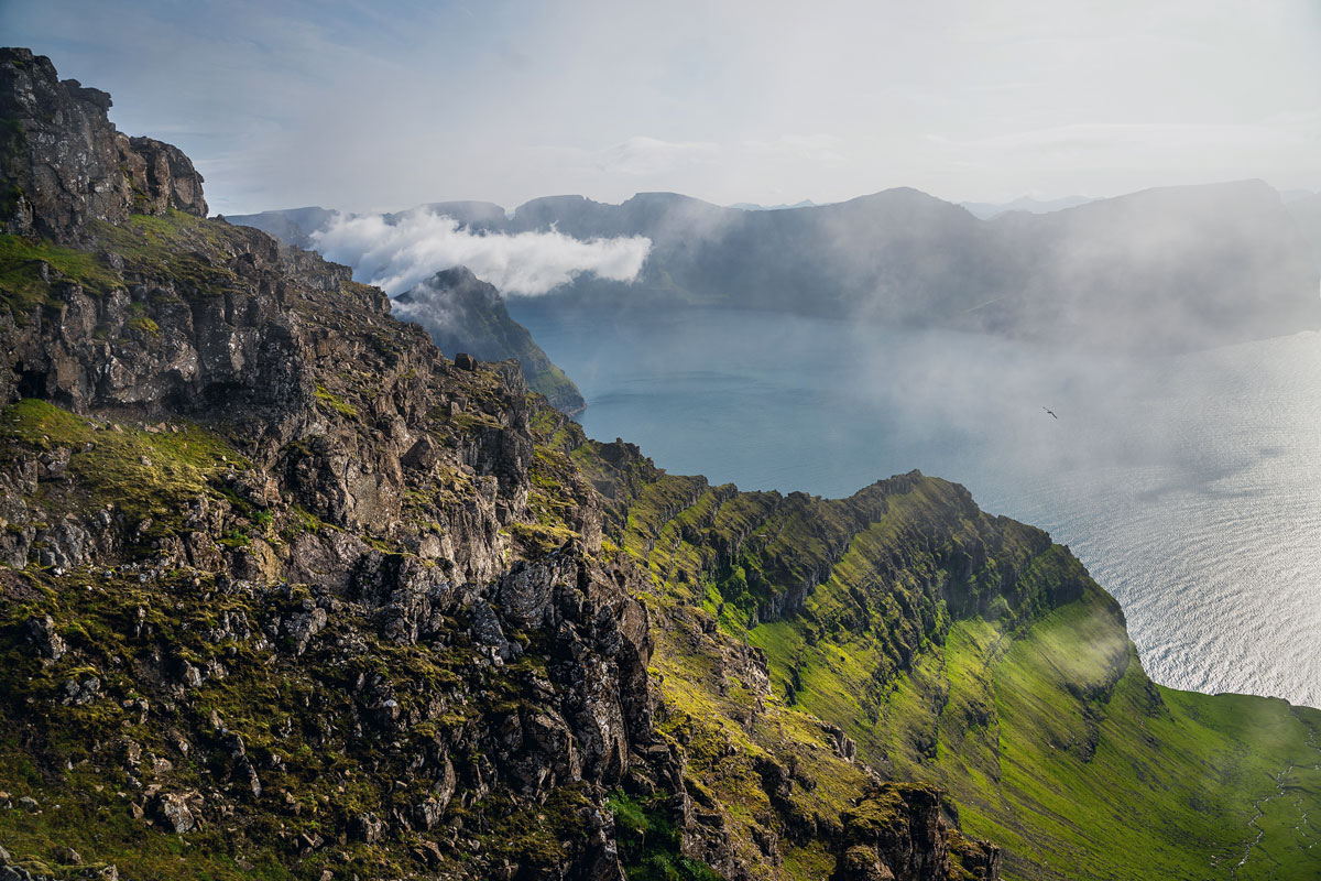 Wanderung auf den Enniberg (Färöer)