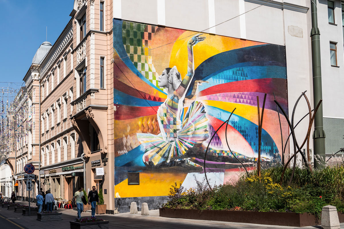 Kobras Street Art Moskau