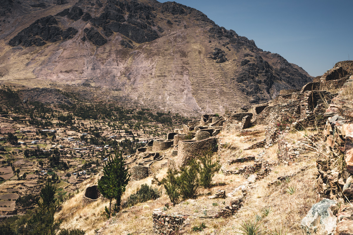 Ruinen Ankasmarca Peru