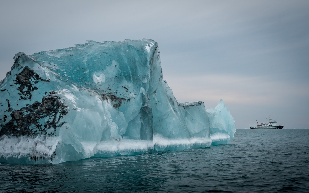 Eisberg Schiff Größe