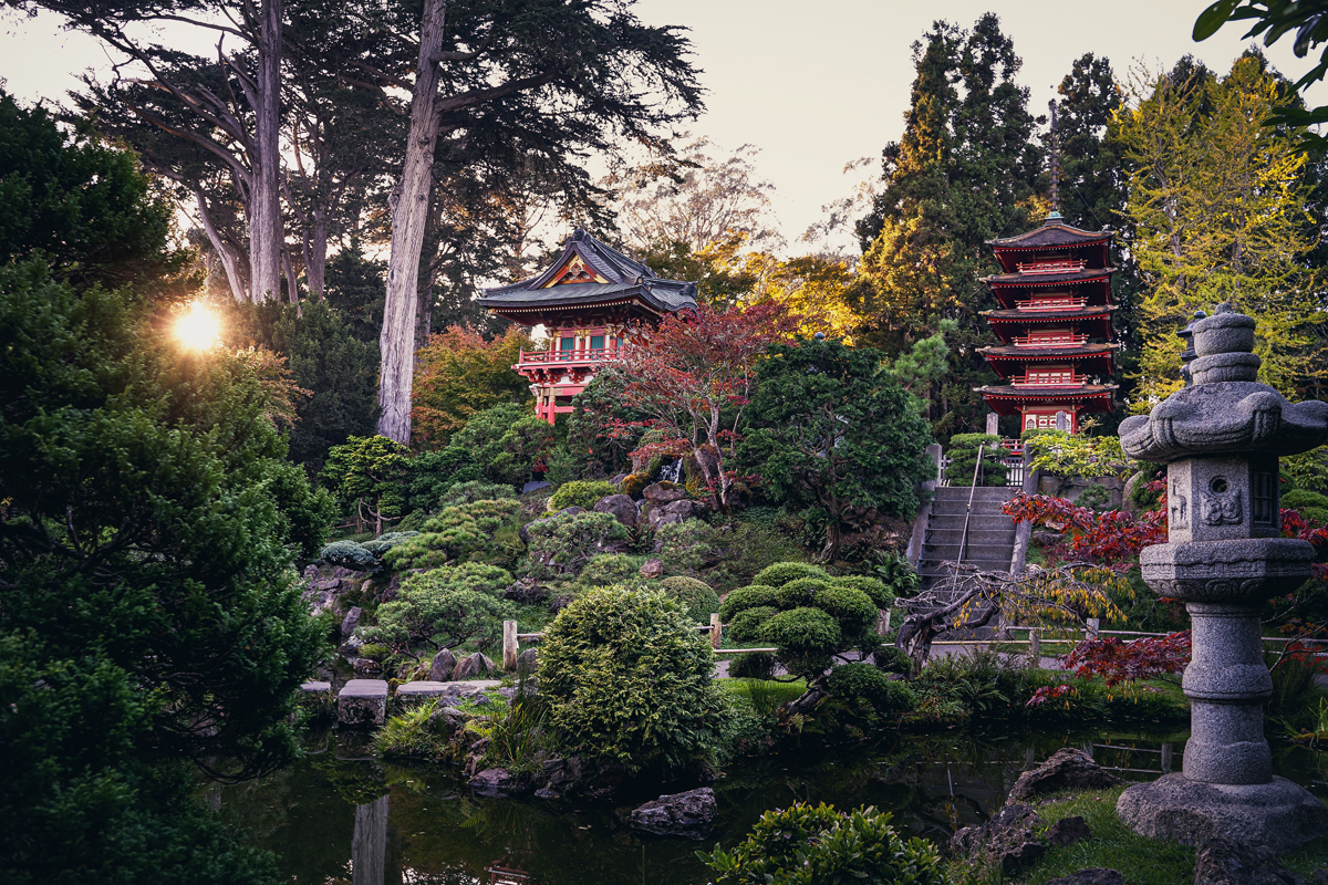 Japenese Tea Garden Golden Gate Park San Francisco.