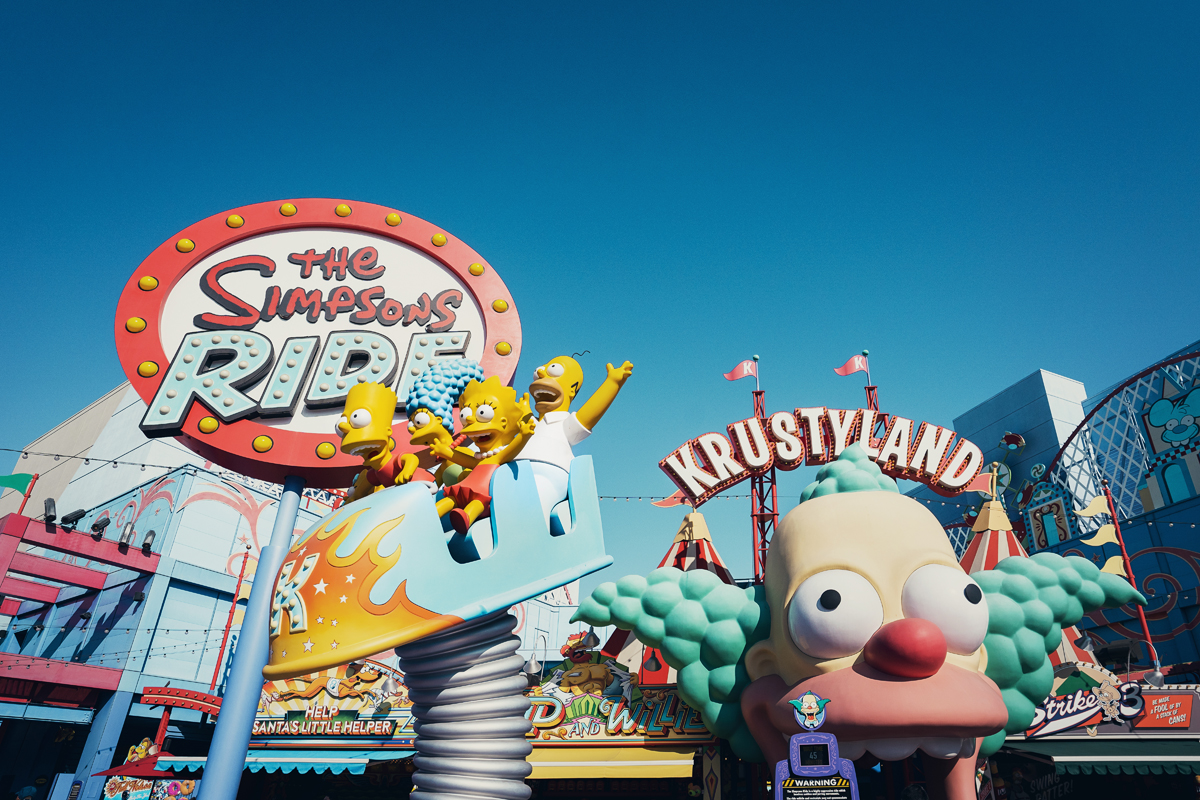 Krustyland Simpsons Universal Studios Hollywood