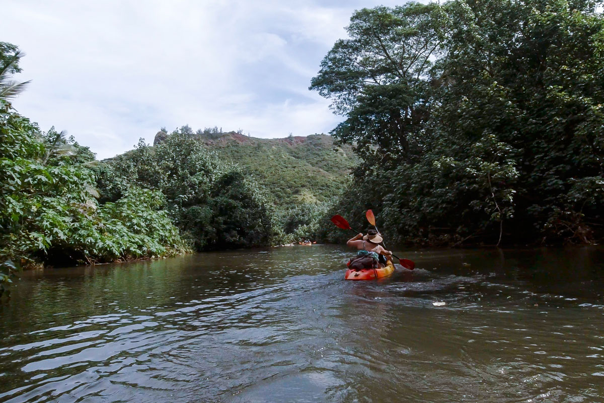 Kauai Hawaii Kajak Waimea River