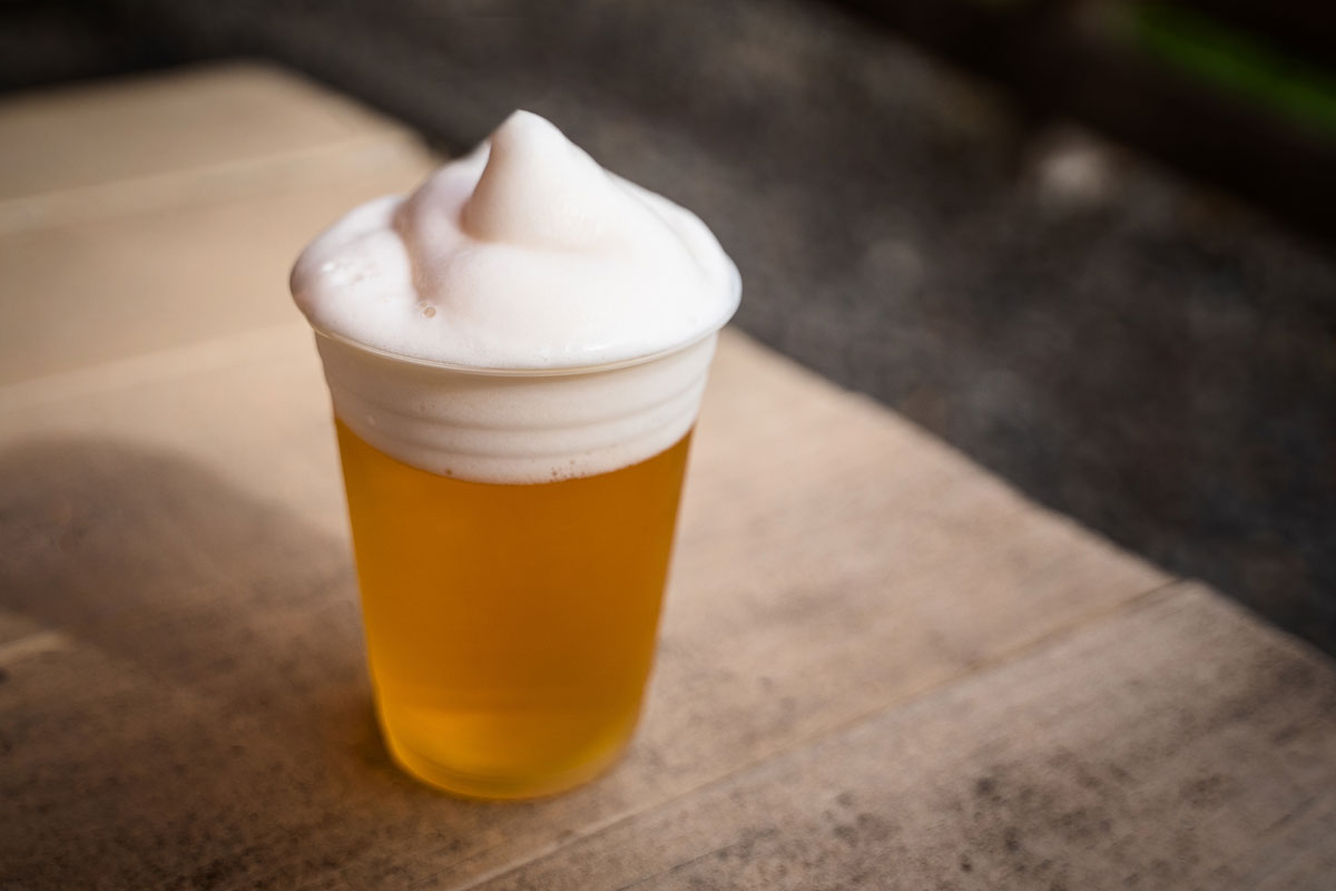 Bier Schaumkrone Eis Kenji Burger Kauai