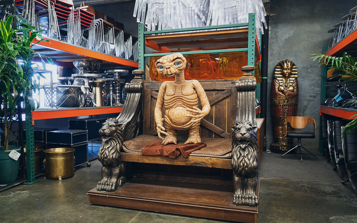 Requisiten Universal Studios Hollywood, Los Angeles Lagerhaus