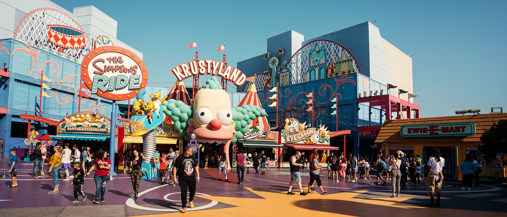 Krustyland, The Simpsons Ride Universal Studios Hollywood, LA