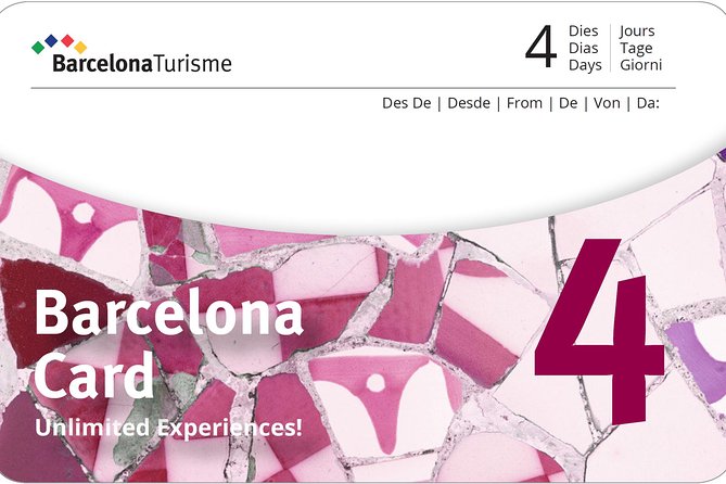 Barcelona Card 4 Tage