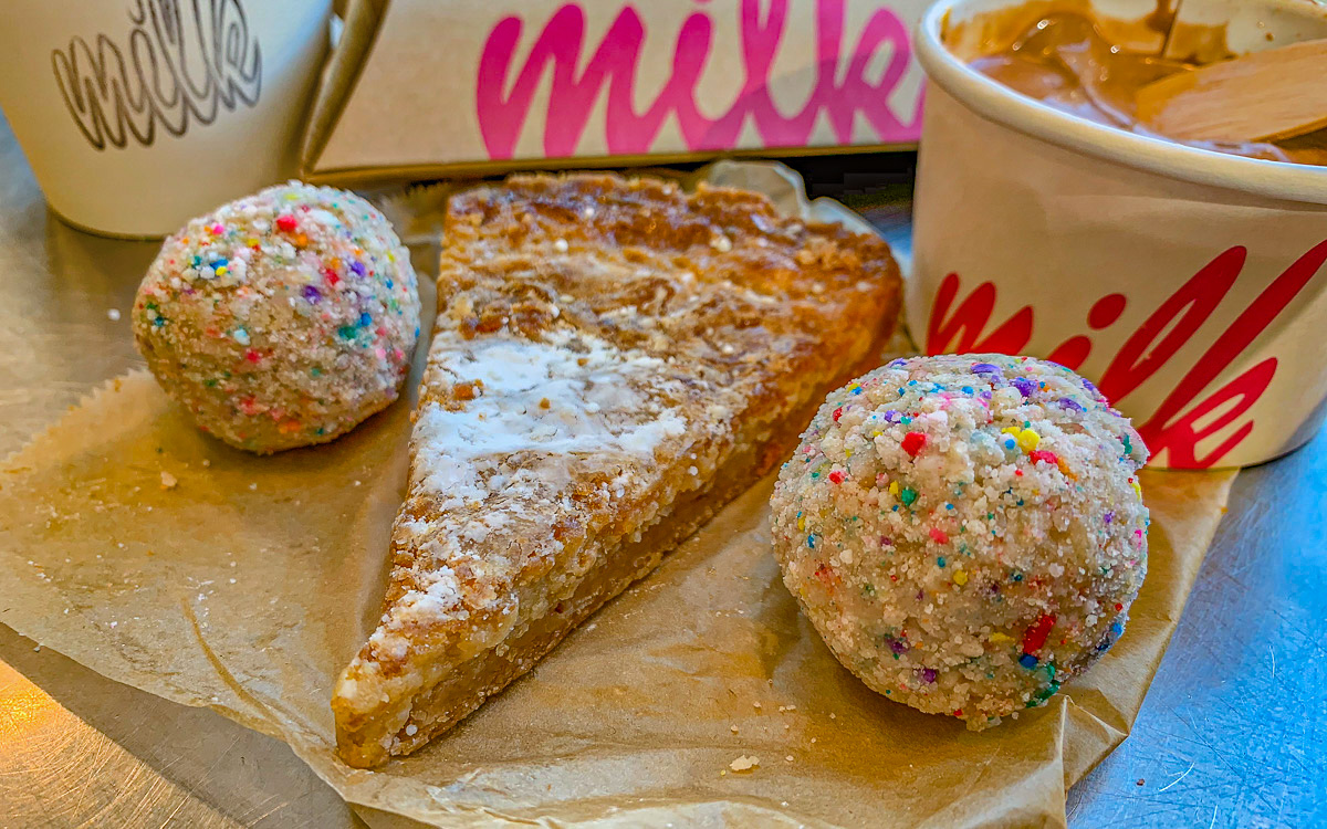 Einmal Essen in der Milk Bar in New York.