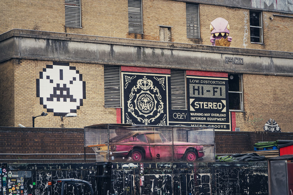 Banksy Shepard Fairey London Street Art